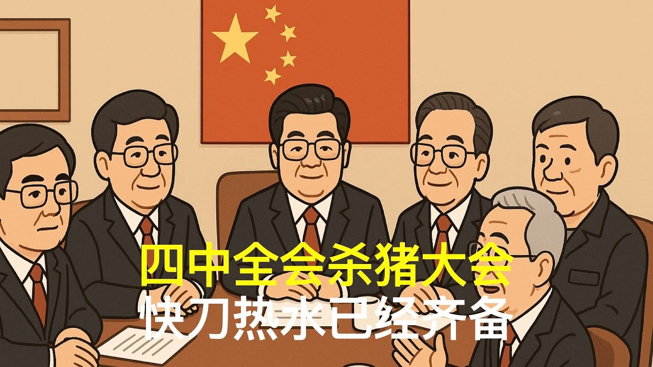 四中全会杀猪大会，快刀热水已经齐备｜胡锦涛｜温家宝｜张又侠｜刘源｜汪洋｜胡春华｜党中央决策议事协调机构