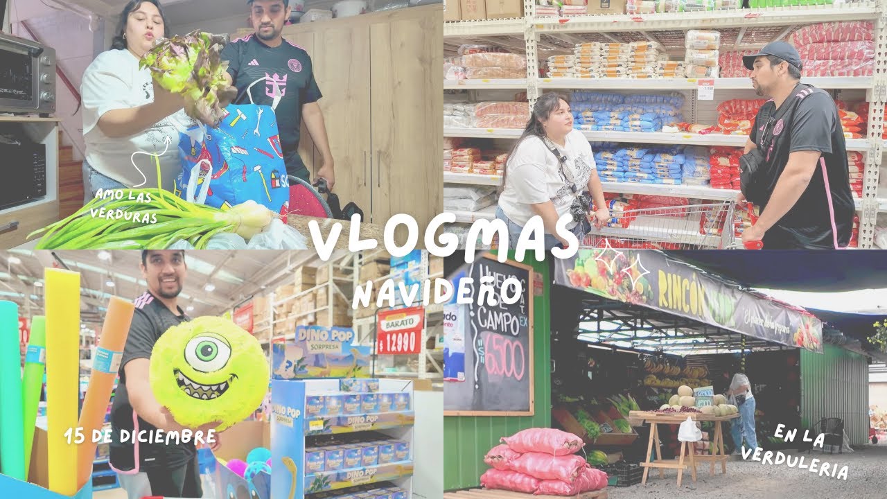 VLOGMAS #15 | Vamos al acuenta y de paso a la verduleria 🥬🍎
