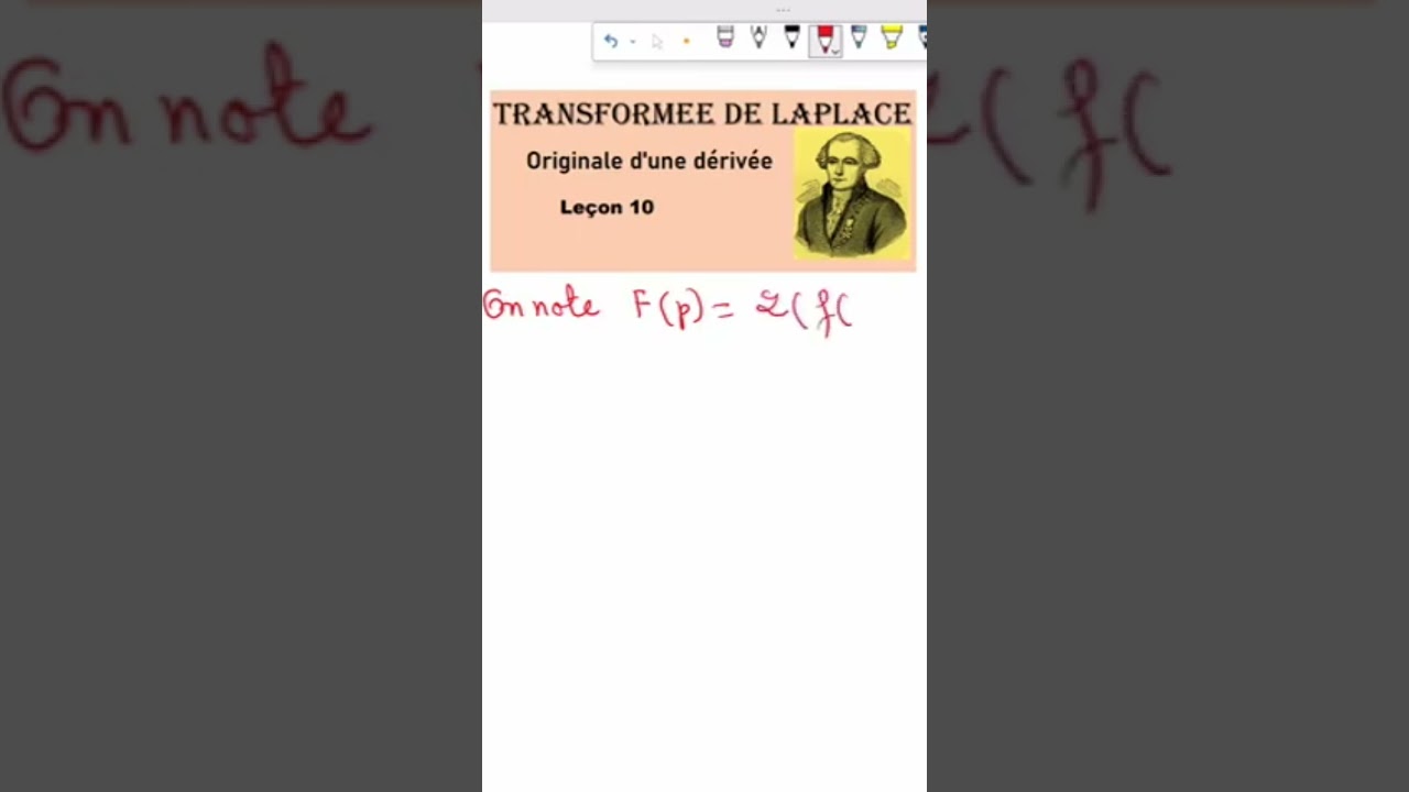 Transformée de Laplace Leçon 10