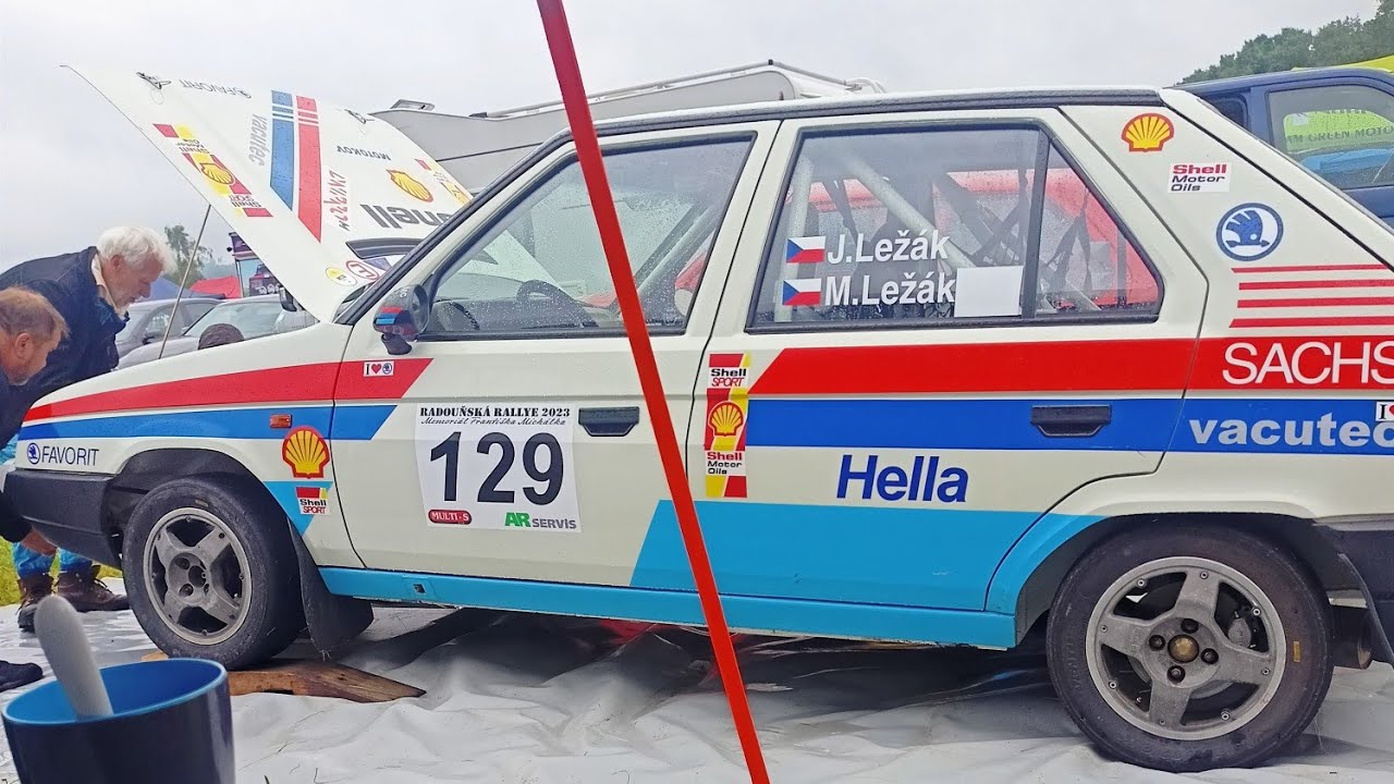 17. Radouňská Rallye 2023 RZ9 Číměř #129 Ležák & Ležák-Škoda Favorit