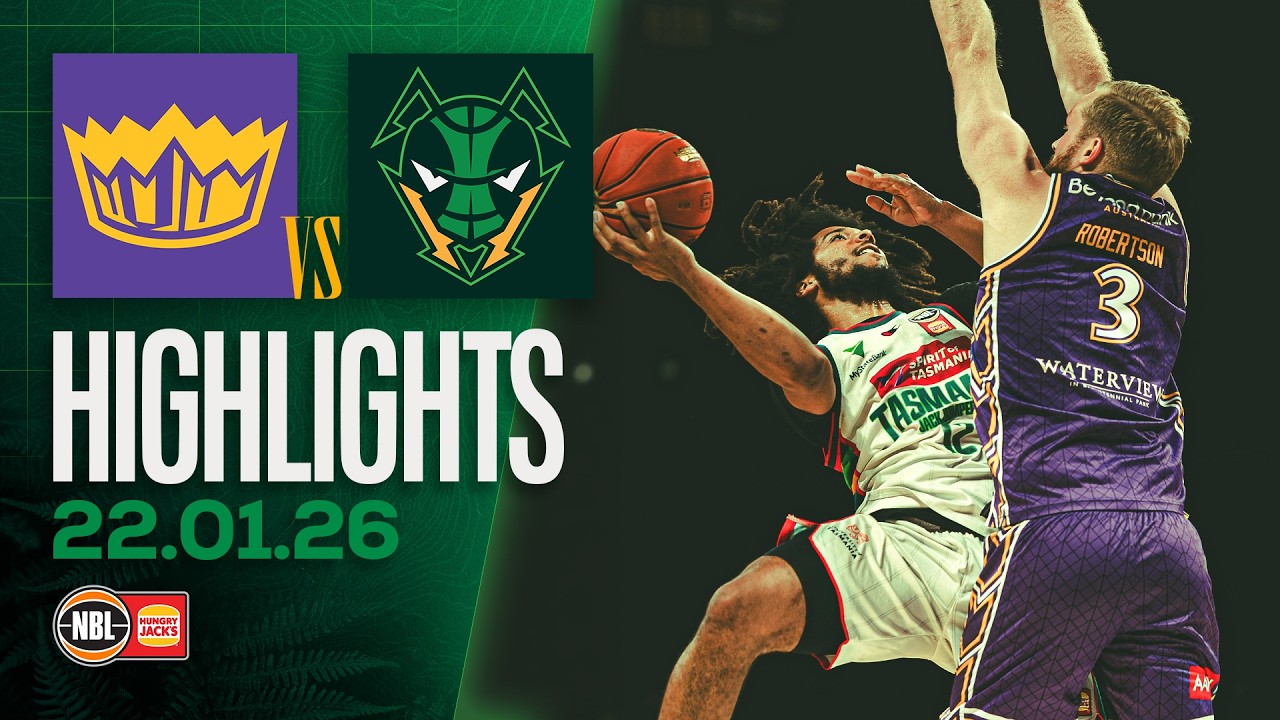 Sydney Kings vs. Tasmania JackJumpers - Game Highlights - Round 18 , NBL26
