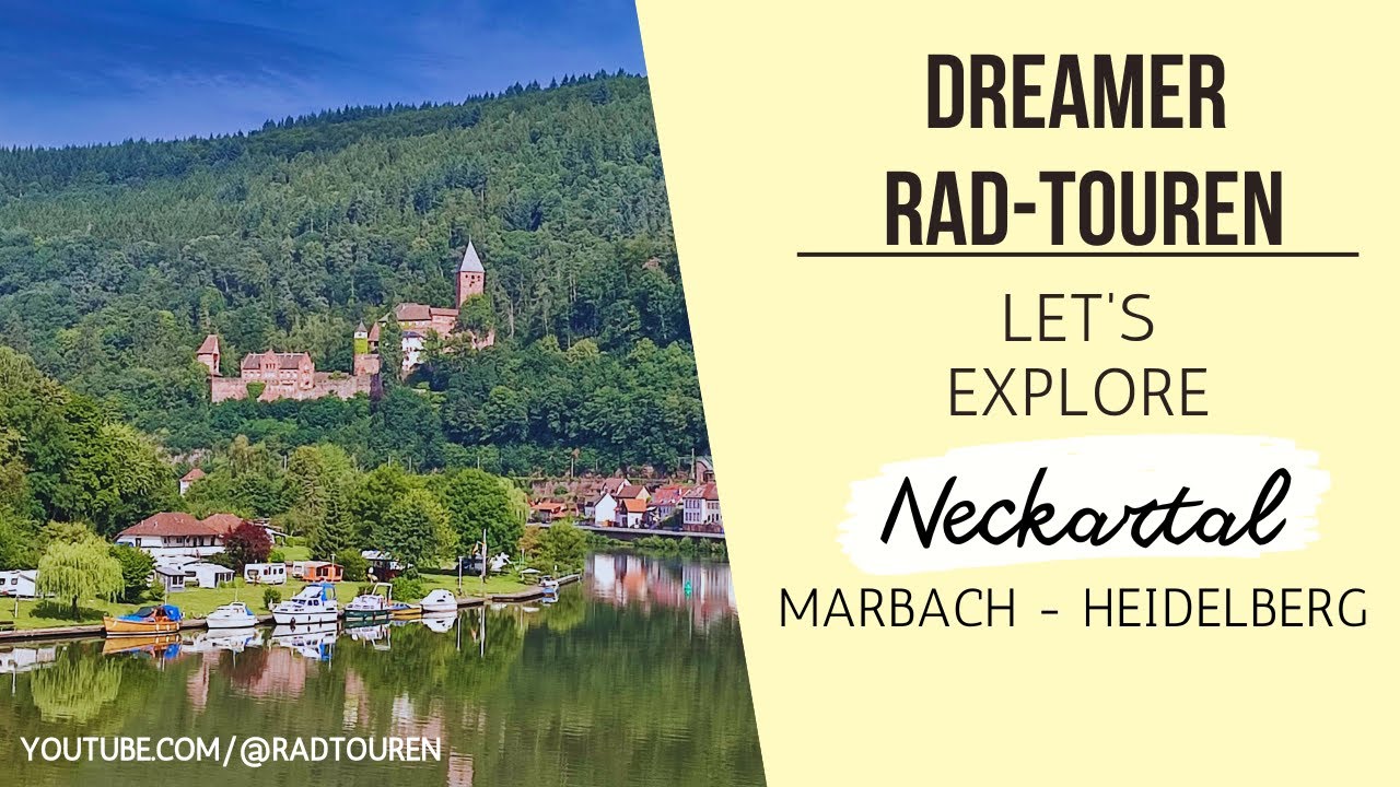 Erlebe eine atemberaubende Radtour - Neckartalradweg von Marbach nach Heidelberg