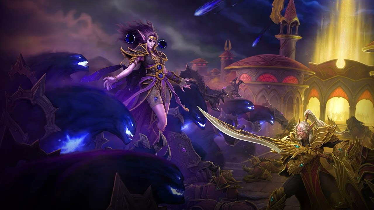 Overwatch x World of Warcraft collab Menu Loop for Devourer Genji Legendary Skin | OVERWATCH