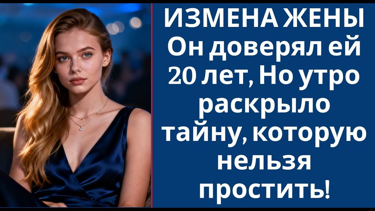 ИЗМЕНА ЖЕНЫ Он доверял ей 20 лет, Но утро раскрыло тайну, которую нельзя простить!