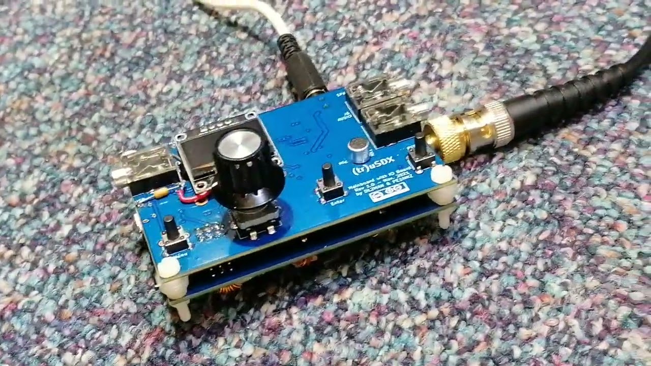 (tr)uSDX, (Classic band) kit build testing after alignment of RF board.