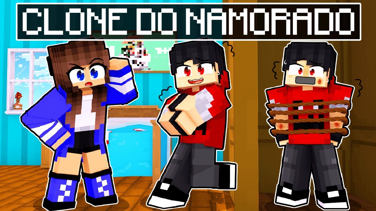 Fiz um CLONE do MEU NAMORADO no Minecraft ◂Miika▸
