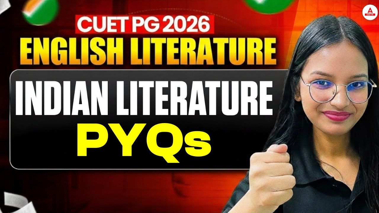 CUET PG English Literature 2026 | Indian Literature PYQs