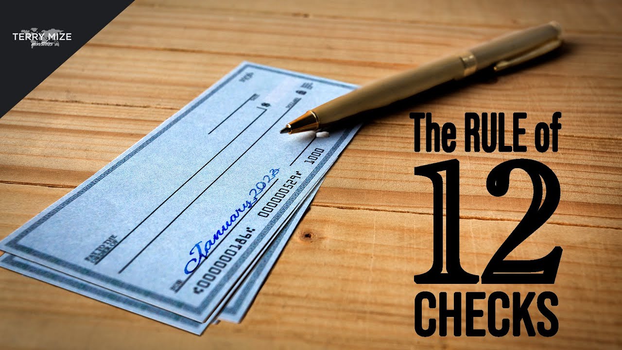 The Rule of 12 Checks -Part 1- Terry Mize TV Podcast