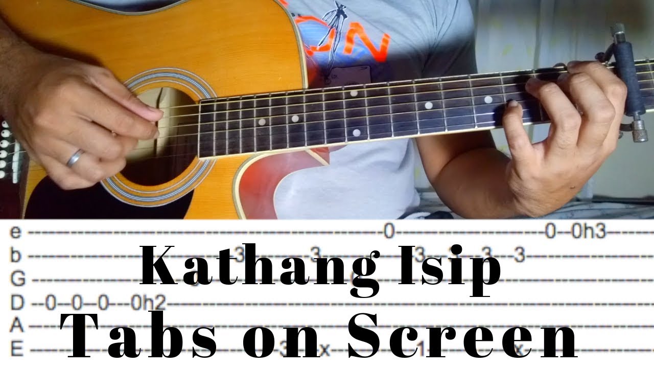 Kathang Isip - Ben & Ben - Fingerstyle Guitar Cover (Tabs on Screen)
