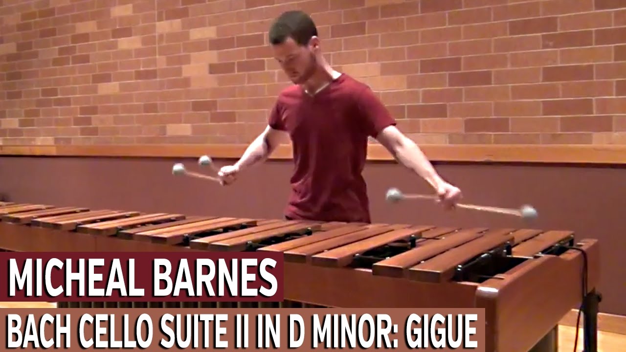 BACH / Gigue from Cello Suite II in D Minor