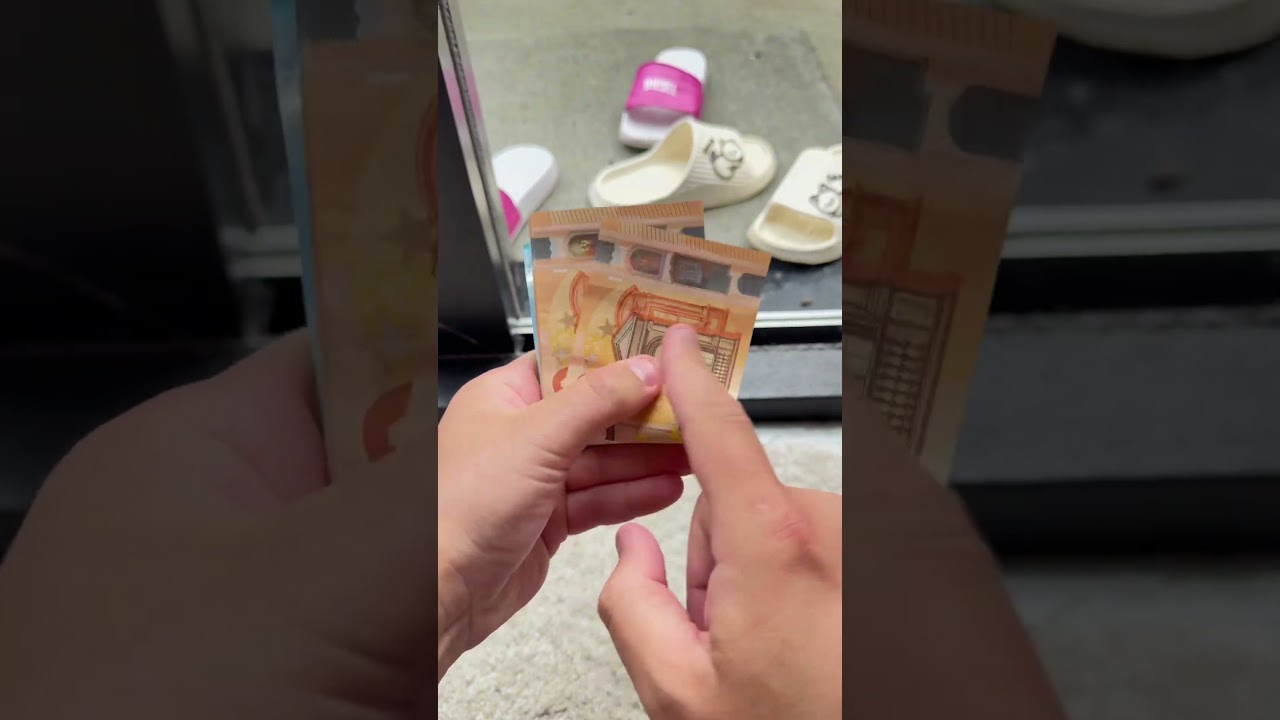 😱❤️I WILL TEACH YOU HOW TO COUNT MONEY CORRECTLY 💶 #money #euro #asmr #50euro )