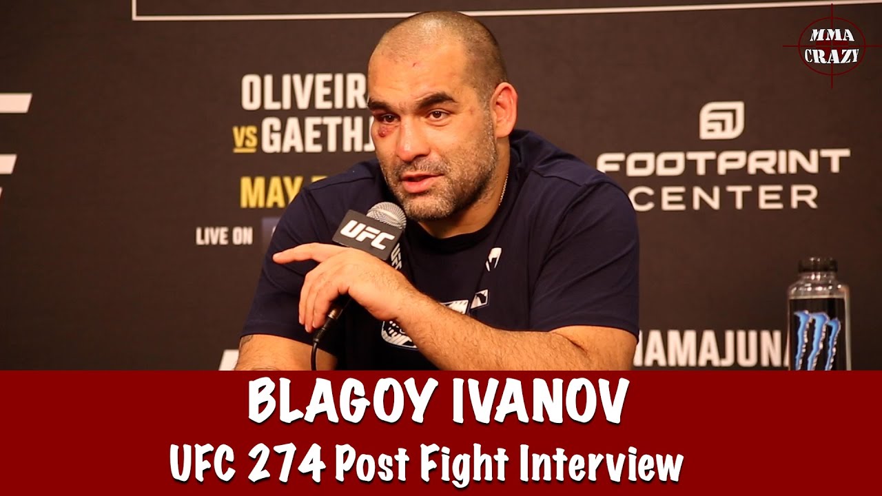Blagoy Ivanov talks decision win over Marcos Rogerio de Lima at UFC 274