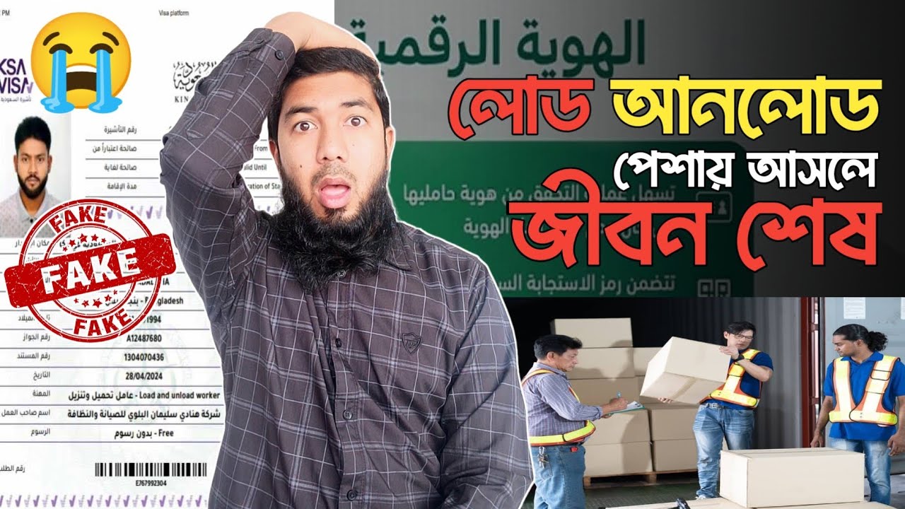 লোড আনলোড পেশায় সৌদিতে আসলেই জীবন শেষ