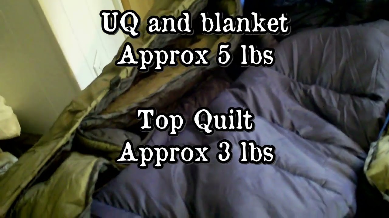 Onewind under quilt blanket combo