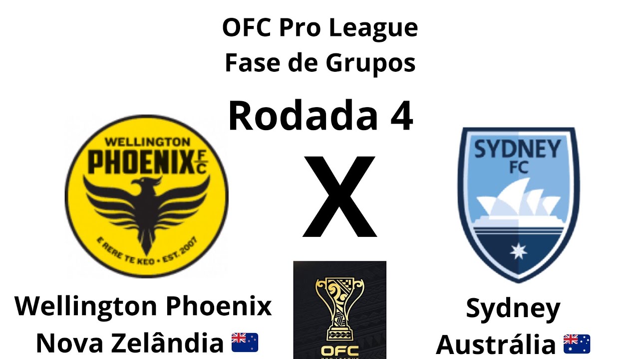 OFC Pro League T34 Fase de Grupos R4 Wellington Phoenix NZL x Sydney AUS