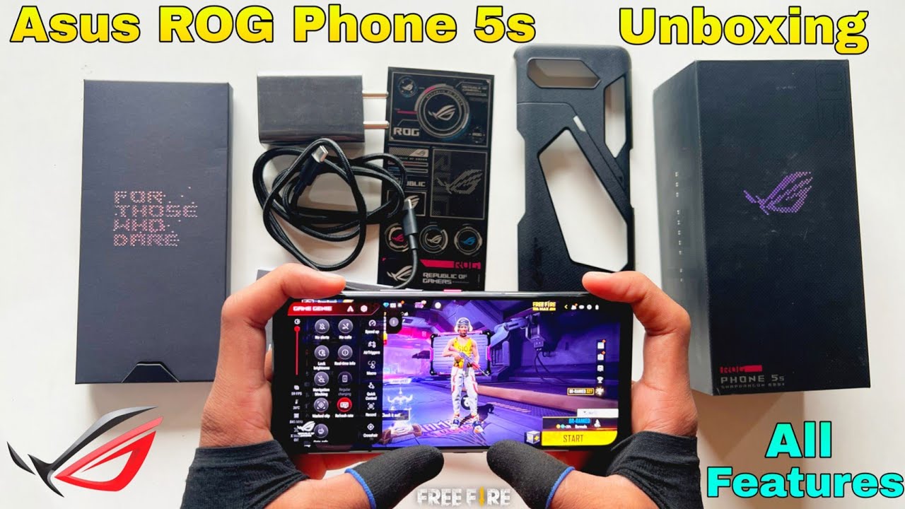 Asus ROG Phone 5s unboxing and all gaming features