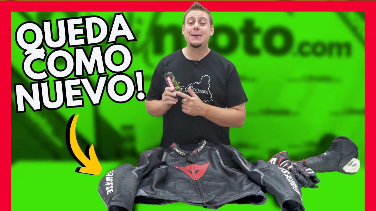 LIMPIA TU MONO DE CUERO CON ESTO!! Motul M3 limpiador de cuero //Nilmoto