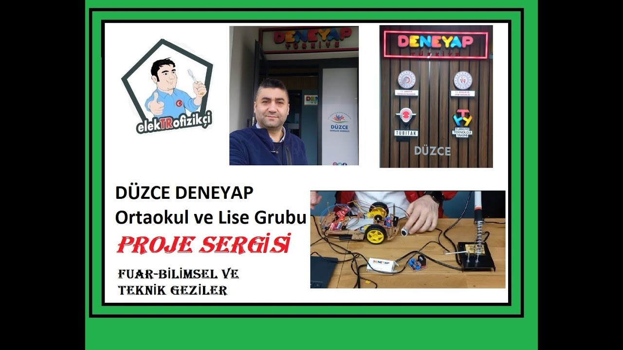 Düzce Deneyap Proje Sergisi  #t3vakfı #deneyap #düzce #elektrofizikci