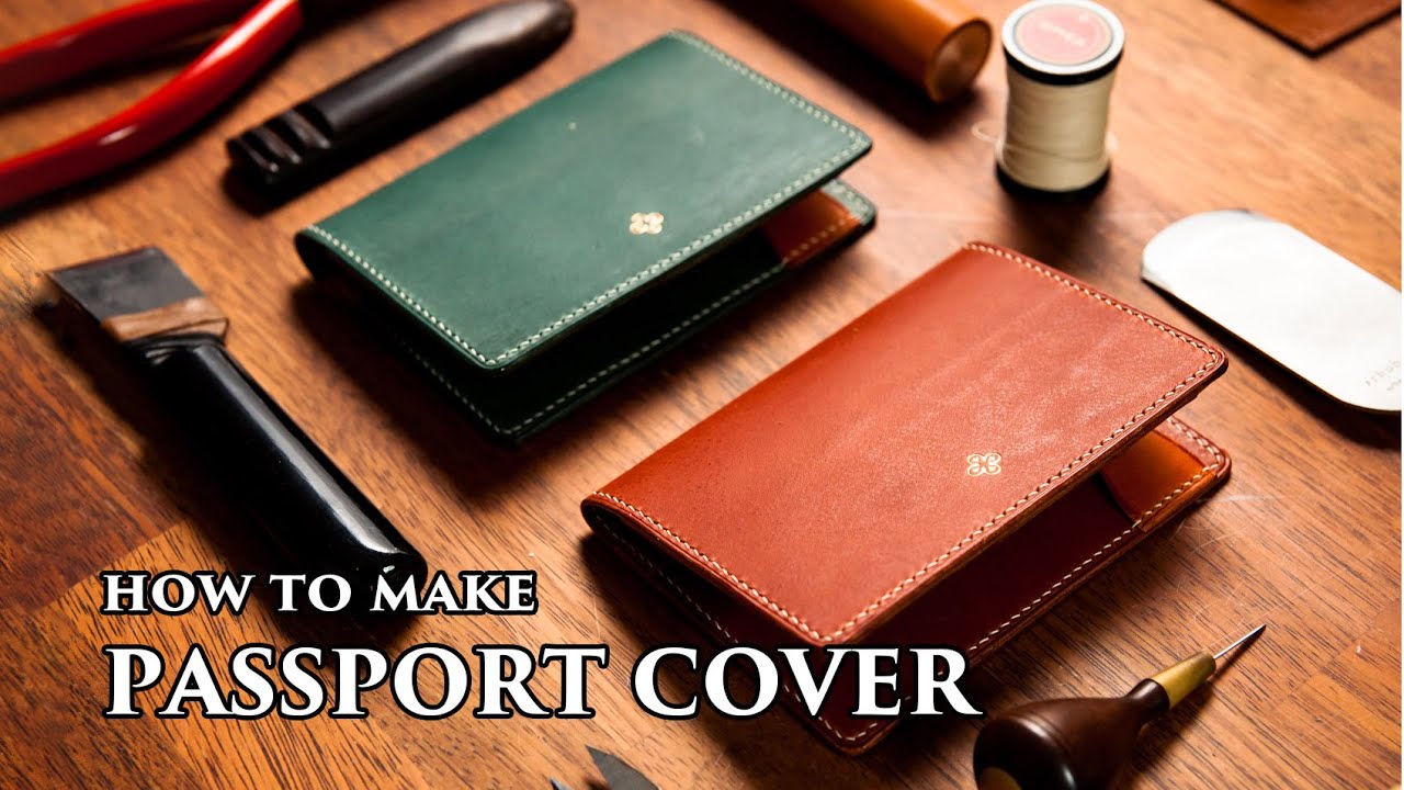 free pattern!! how to make passport cover!!
