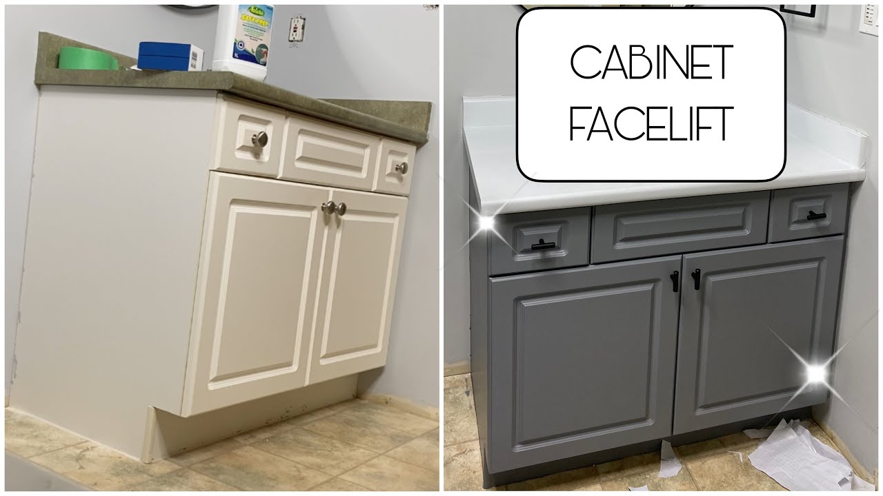 BATHROOM CABINET FACELIFT / DIY