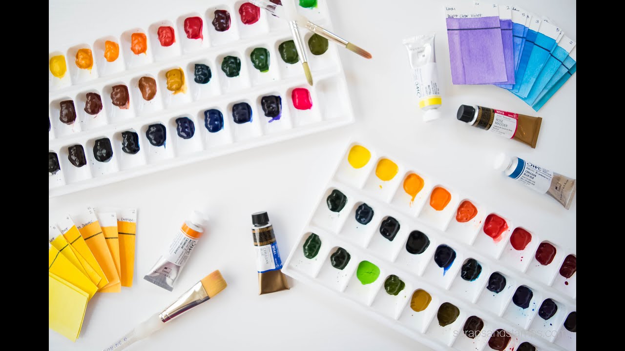 Watercolor Comparison: Shinhan Professional Watercolor & Mijello Mission Gold Watercolor