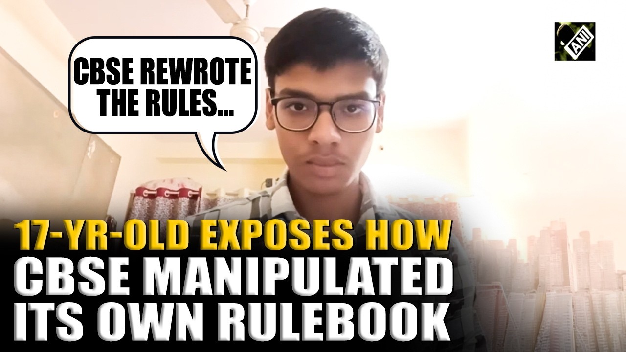 OSM Row: 17-yr-old student exposes how CBSE manipulated rules to favour Coempt Eduteck over TSC