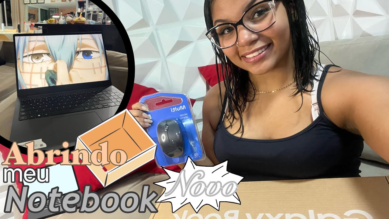 Abrindo meu notebook novo!!