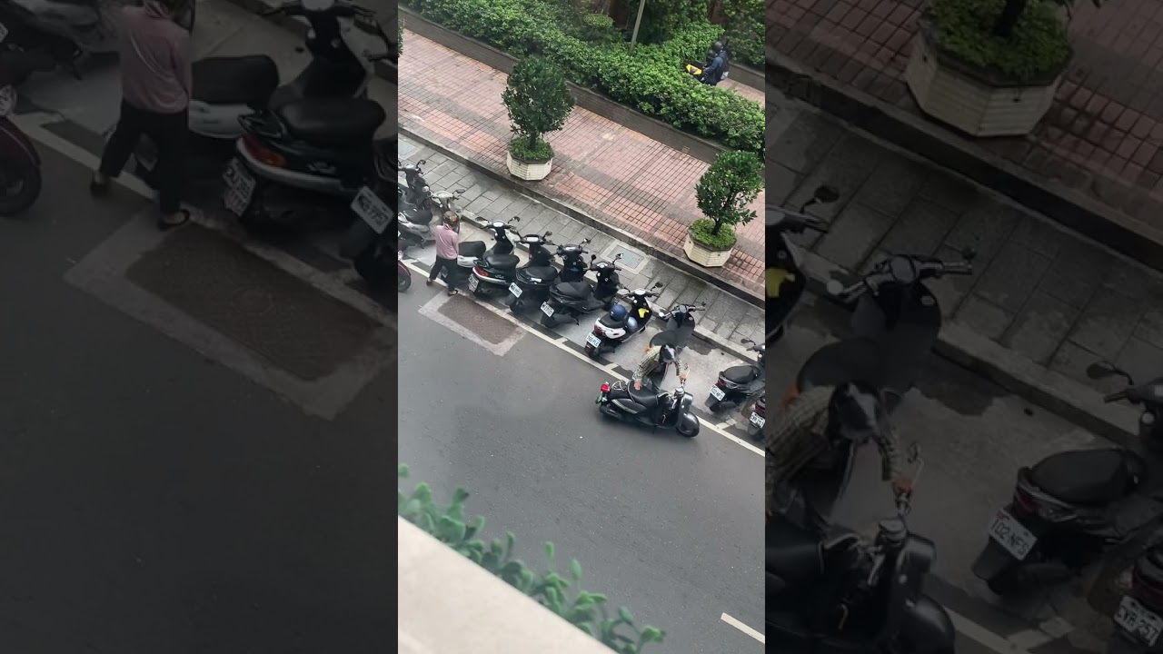 How to park motorcycle in Taiwan | Silent Mier