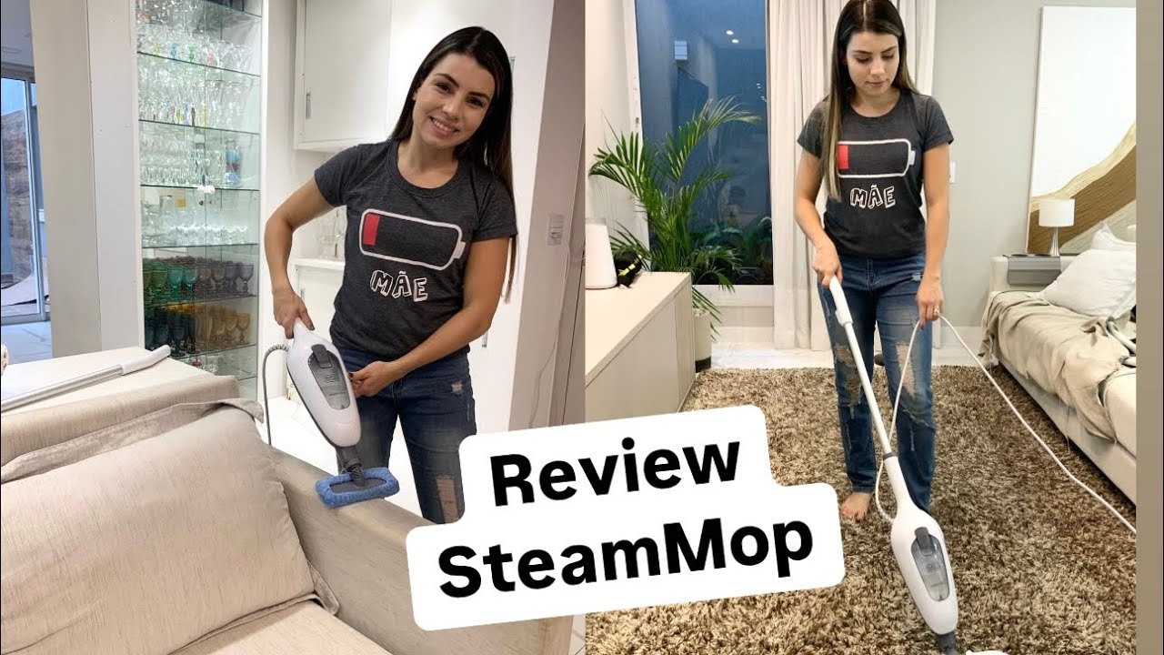 MOP COM AGUA QUENTE? Vaporizador SteamMop 7 em 1 de Limpeza Vertical BLACK DECKER | #PALOMASOARES