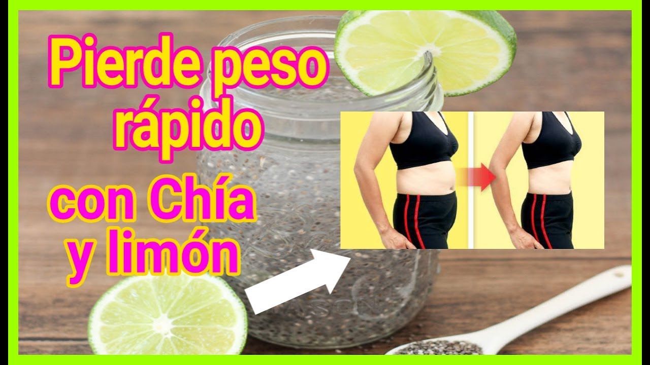 CHIA CON LIMÓN PARA PERDER PESO RÁPIDO// Semillas de CHIA con LIMÓN para BAJAR DE PESO 🤯