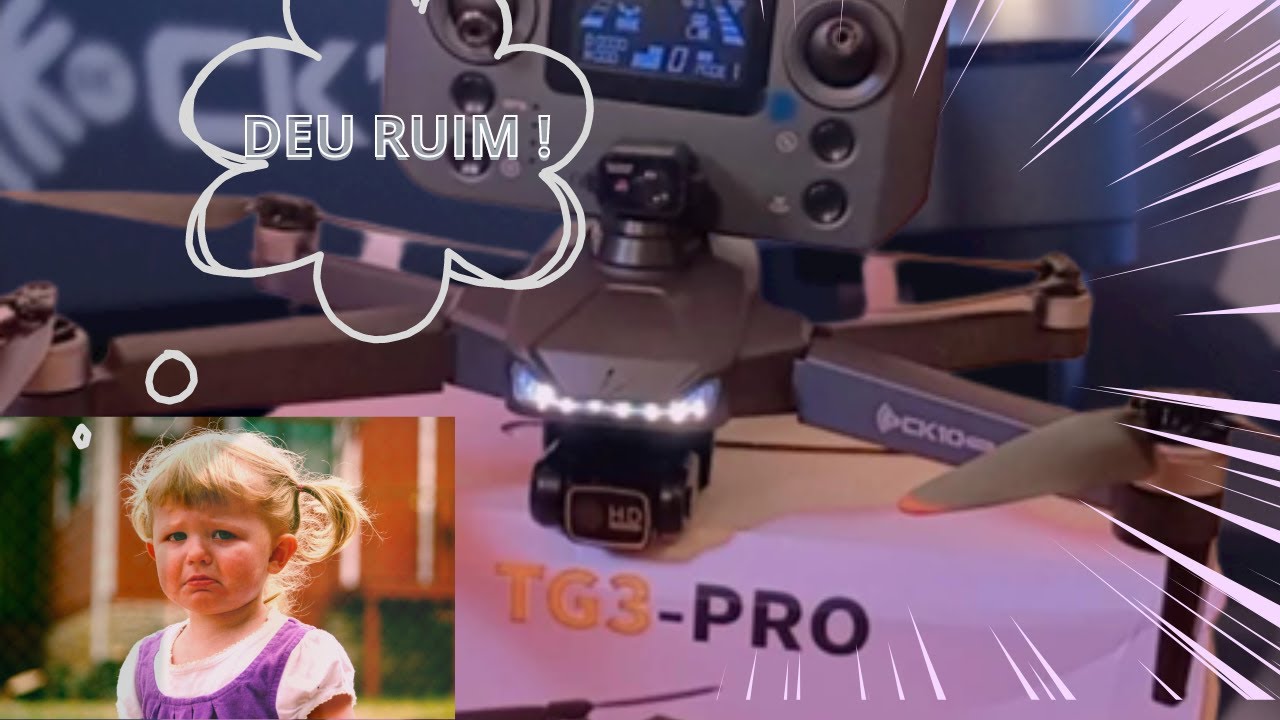 Unboxing Drone CK10 Pro- Deu Ruim!!