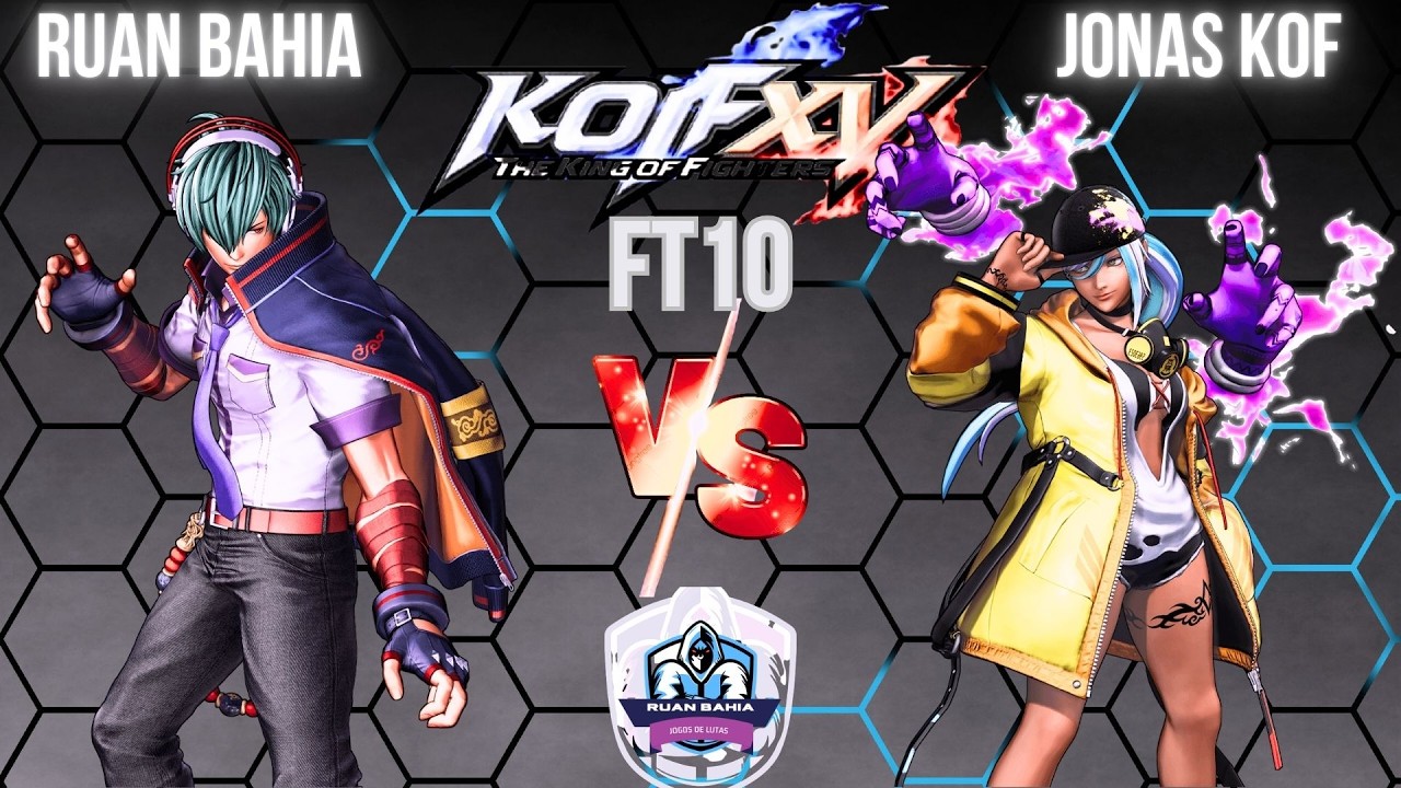 KOFXV -  RUAN BAHIA 🆚 JONAS KOF FT10 #kofxv  #kof2002 #kof98
