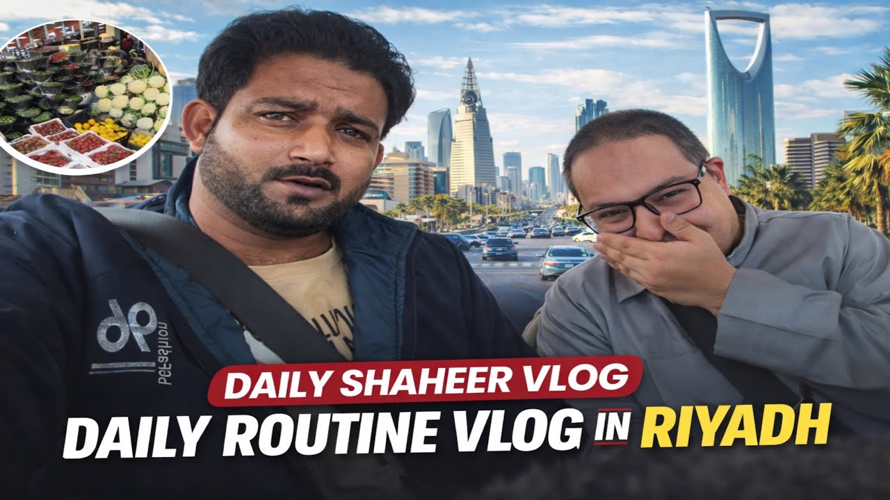 Saudi Arabia Riyadh Daily Life | House Driver Vlog
