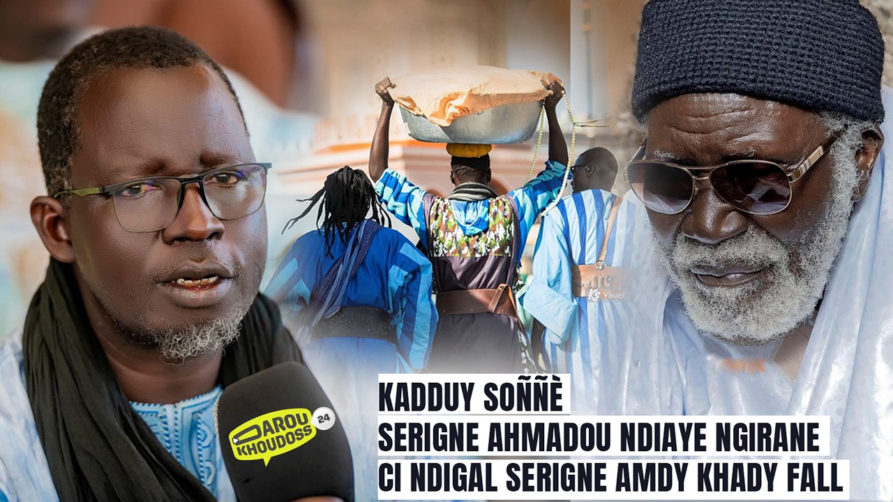 Sëriñ Ahmadu Njaay Ngiraan Kadduy Soññee  Ci Ndigëlu Sëriñ Amdi Xadi Faal Jëm Ci Liggeeyu Ndogu Yi
