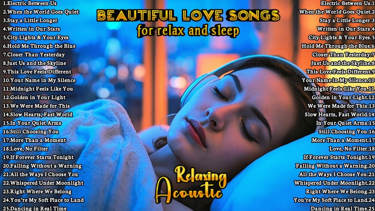 Relaxing Acoustic Guitar for Sleep 🌙 No Ads – Stress Relief & Deep Night Relaxation