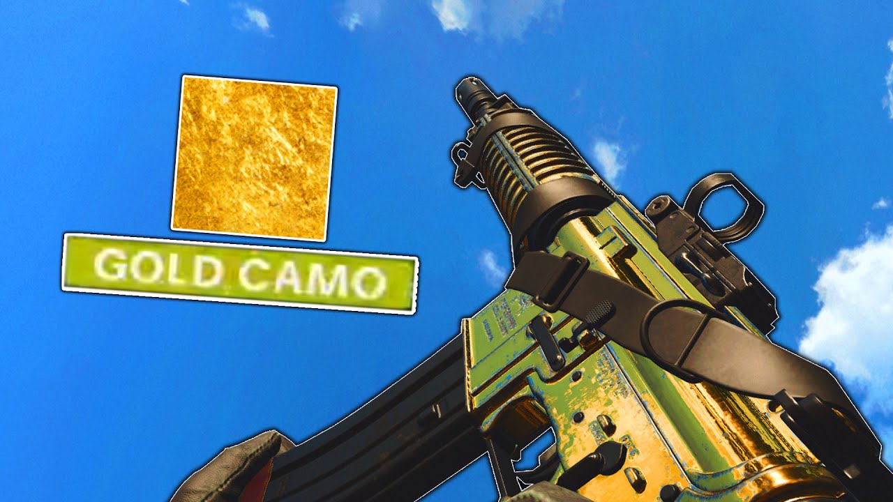 Unlocking Gold CAMO on the XM4...😍 Black Ops Cold War 