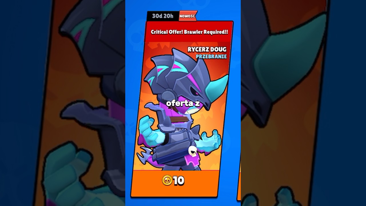 Rycerz Doug za 10 monet! #brawlstars #shorts