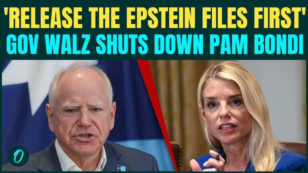 Gov. Walz SLAMS Pam Bondi With Brutal ‘Epstein’ Jab After Heated Clash Over Minnesota ICE Shooting