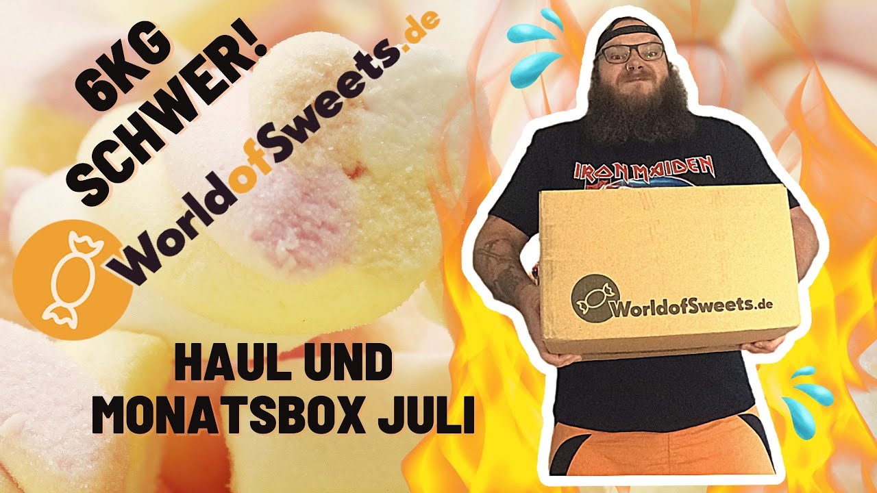 World Of Sweets NEUHEITENBOX - inkl. 6 KG HAUL - Unboxing & Taste-Test & Getränke! LECKER SCHMECKER!