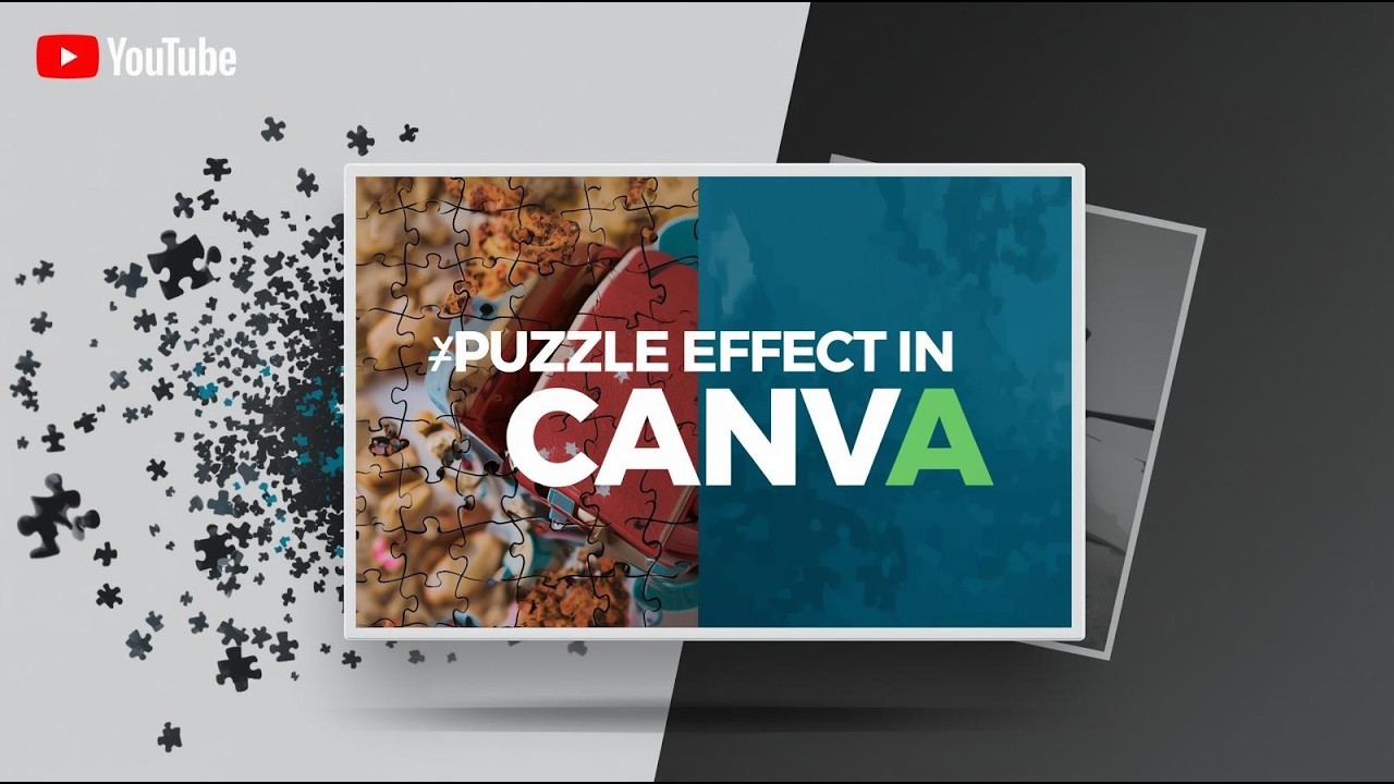 За 1 минуту в Canva вы сможете создать крутой эффект головоломки! - пошаговое руководство по созд...
