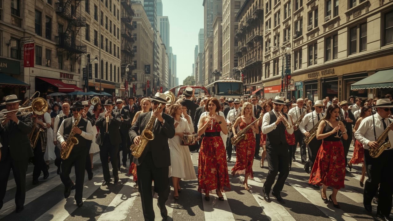Walk the City with Jazz – Elegant Swing to Soothe Your Mind