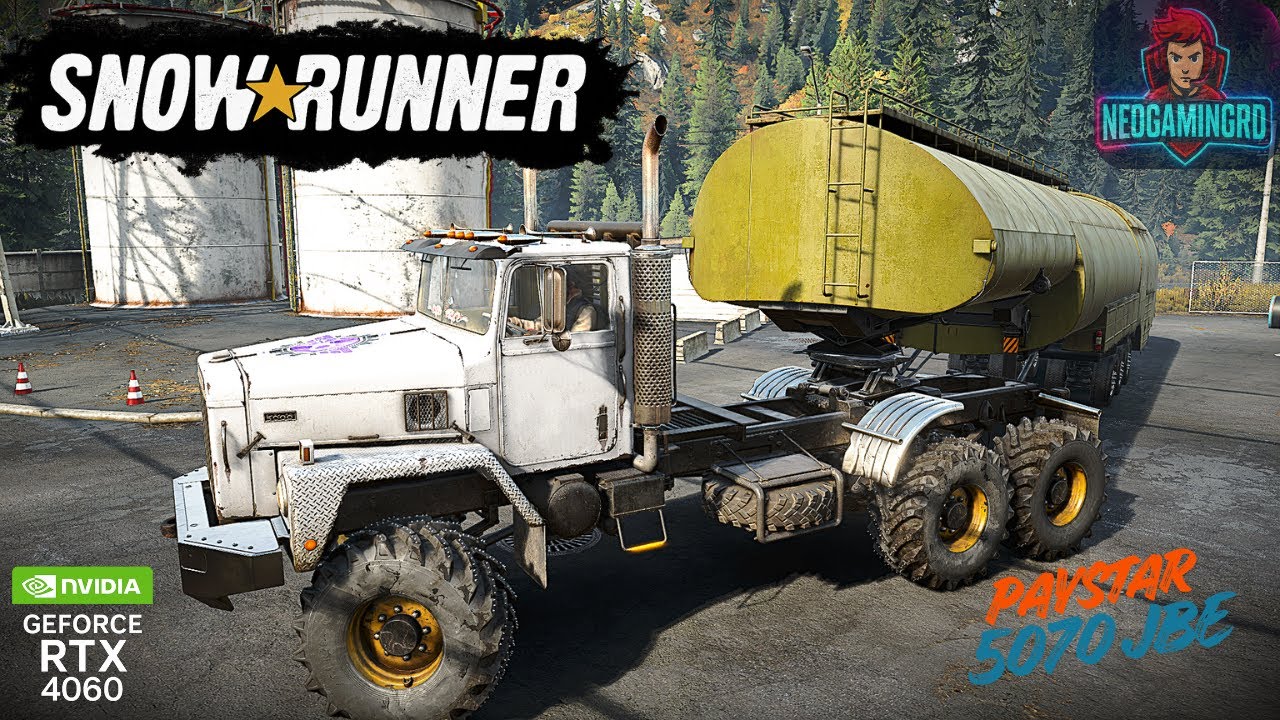 El poder del Paystar 5070 🚛🔥  Transporte de combustible extremo SnowRunner Cinematic Gameplay