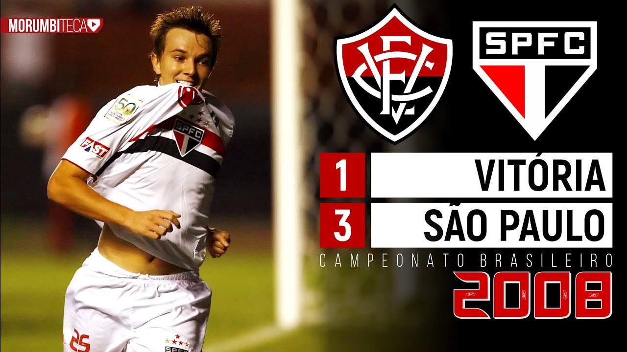 Vitória 1x3 São Paulo - 2008 - GOLAÇOS DE DAGOBERTO E ÉDER LUÍS VENCEM O QUASE IMBATÍVEL, VITÓRIA!