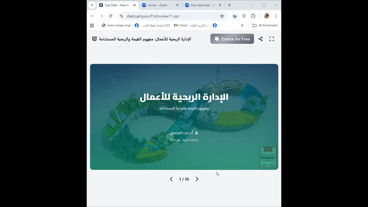 28.  الادارة الربحية  للأعمال