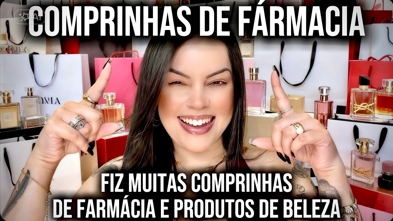 FIZ MUITAS *COMPRINHAS DE FARMÁCIA* E PRODUTOS DE BELEZA! PERFUMES, MAQUIAGENS E SKIN CARE *COMPRAS*