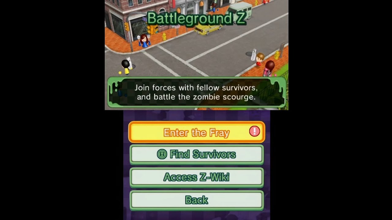 StreetPass Mii Plaza - Battleground Z / StreetPass Zombies - Catching and Defeating All Rare Zombies
