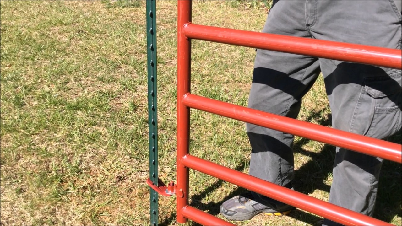 Hang a Gate from a T Post