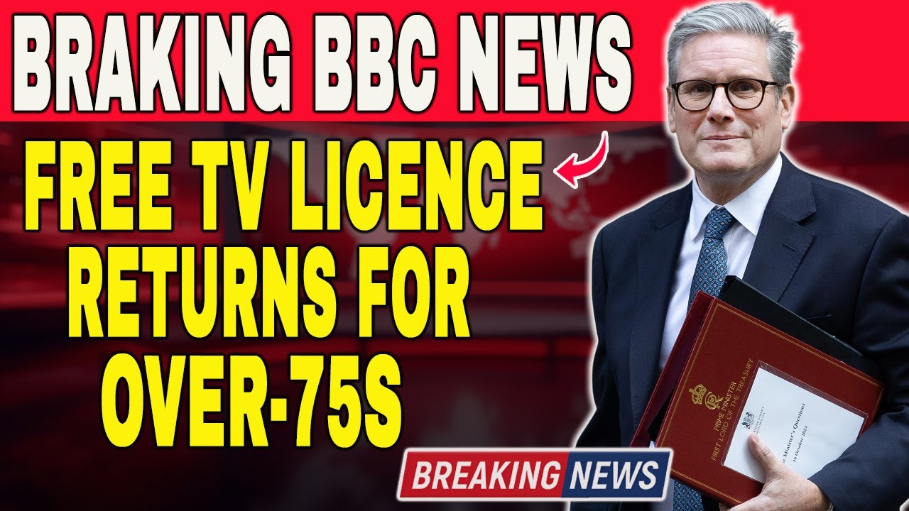 &ldquo;Breaking BBC News: Free TV Licence Returns for Over-75s &mdash; Check If You Qualify Now!&rdquo;