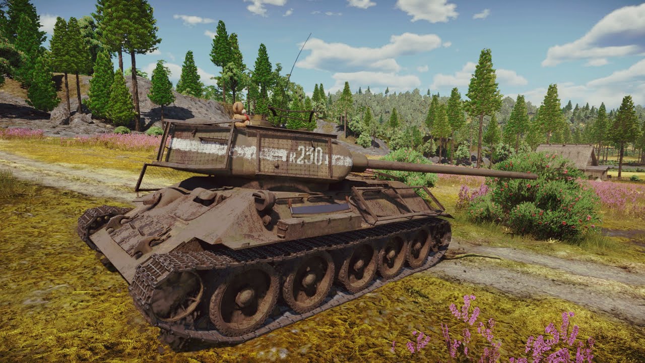 T-34-85E | War Thunder Gameplay