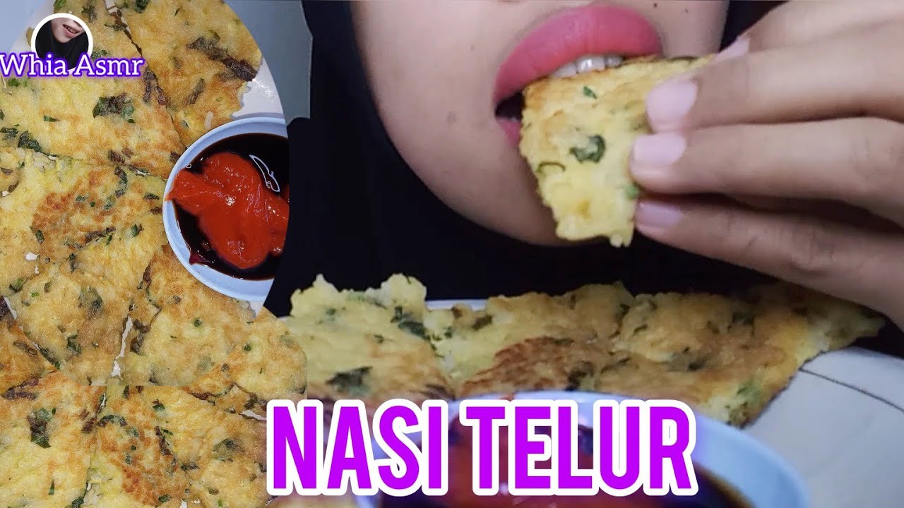 ASMR REVIEW NASI TELUR BUATAN SENDIRI⁉️